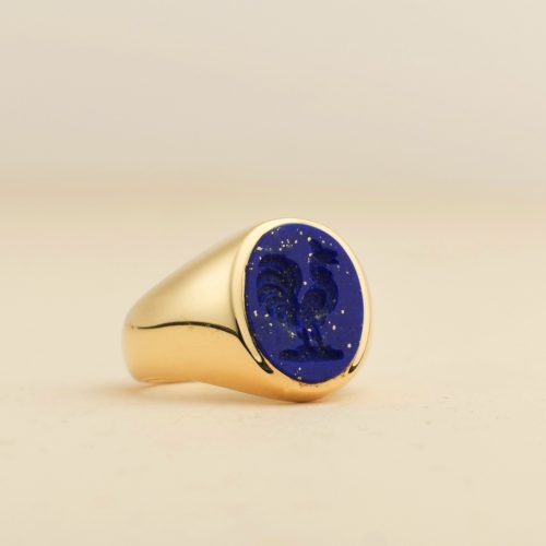 Lapis Lazuli Signet Ring