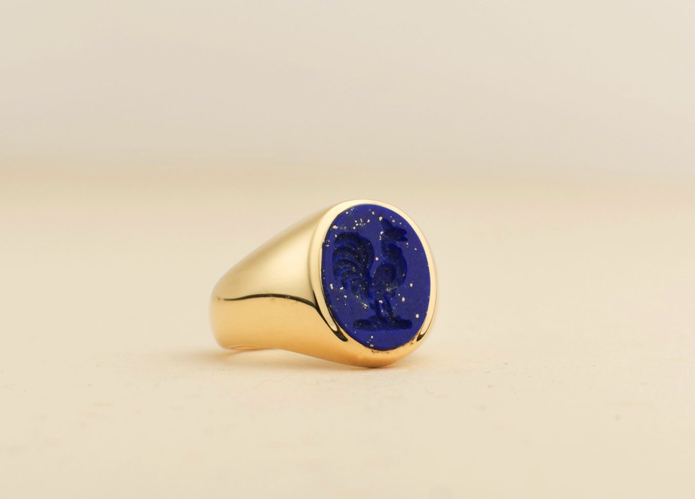 Lapis Lazuli Signet Ring