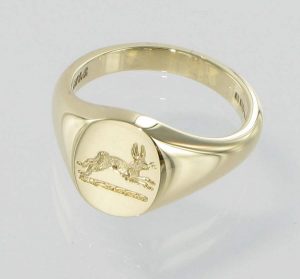 Hare Signet Ring