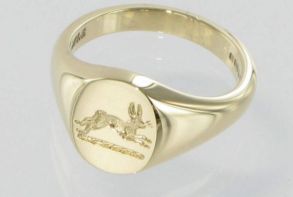 Hare Signet Ring