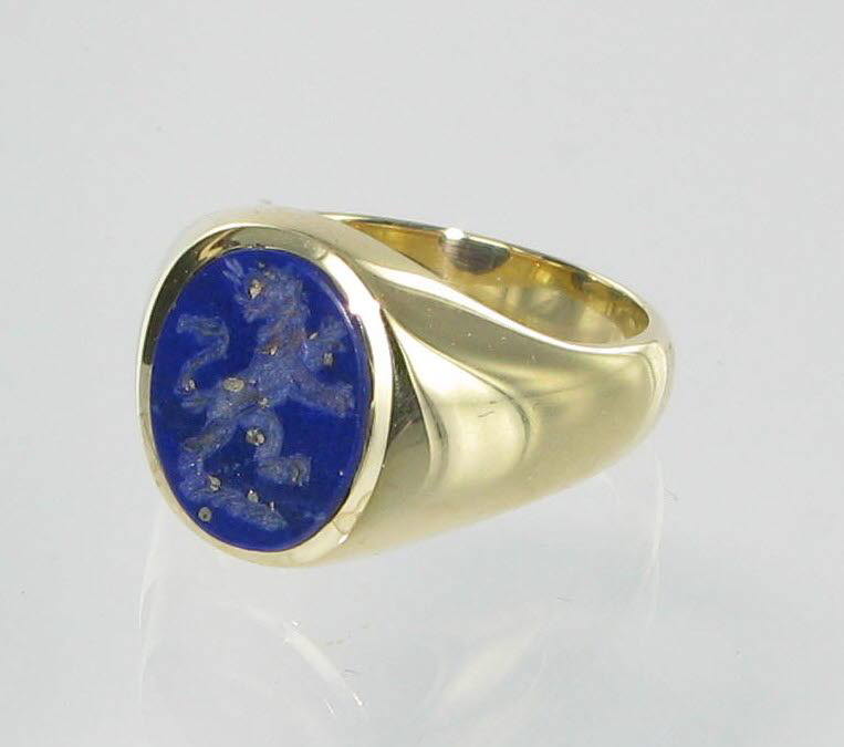 Lapis Signet Ring