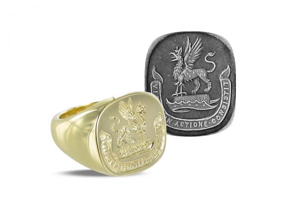 18 carat Yellow Gold Signet Ring