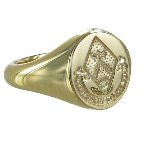 Ladies Coat of Arms signet ring