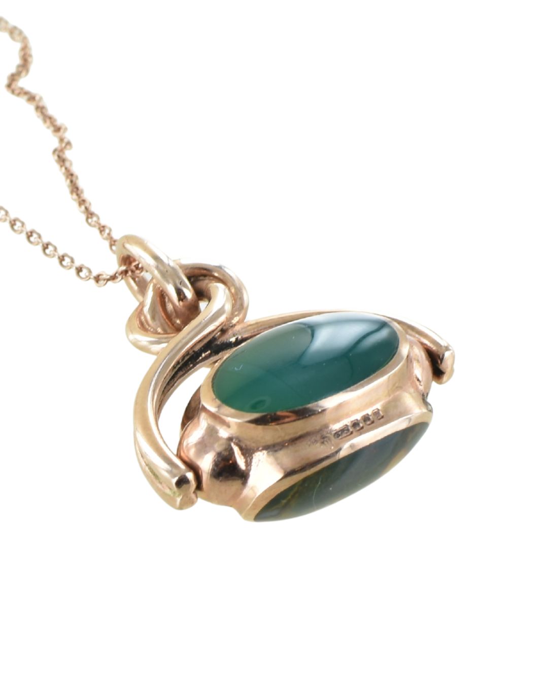 Trinity Rose Gemstone Swivelling Seal Pendant